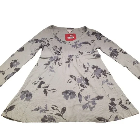 Isabel Maternity Womens Waffle Knit Top Maternity Shirt Maternity Clothes - Picture 8 of 8